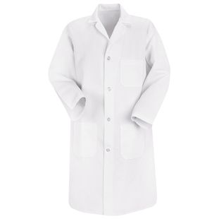 Red Kap Men's Basic White Lab Coats | 5700WH Custom Lab Coat, Kids Lab Coat, Men's Lab Coat, Kids Lab, Doctor Coat, White Lab Coat, Healthcare Uniforms, Long Coat Men, Hotel Uniform