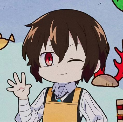 Wan Dazai, Chibi Dazai, Dazai Wan, Bsd Stickers, Osamu Dazai, Dog Icon, Dazai Bungou Stray Dogs, Lips Drawing, Ciel Phantomhive