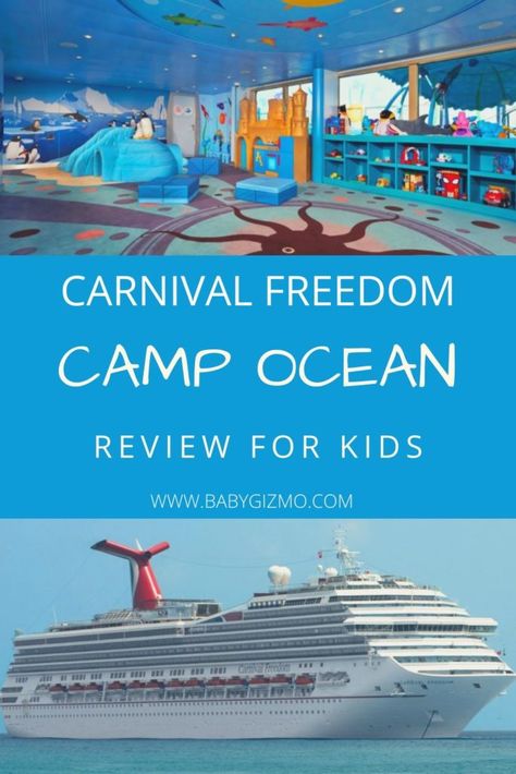 Carnival Freedom Camp Ocean Review for Kids Carnival Elation Cruise, Carnival Elation, Carnival Pride, Carnival Freedom, Cruise Activities, Fun Camp, Carnival Breeze, Freedom Of The Seas, Cruise Kids