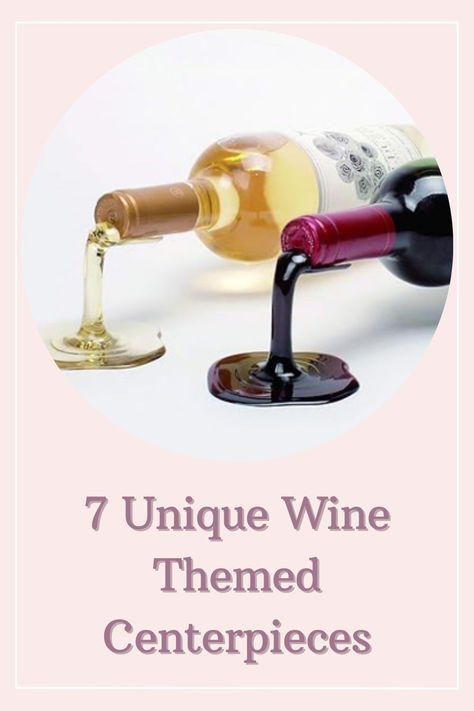 7 Unique Wine Themed Party Decor and Centerpieces for an epic party! Set your party table with any of these wine themed party decor for a wine themed party. Wine Table Decor Ideas, Wine Tasting Centerpieces, Wine Tasting Party Ideas Decorations, Wine Theme Centerpieces, Wine Party Theme Ideas, Wine Themed Birthday Party Decorations, Wine Tasting Decor, Aged To Perfection Wine Party Theme, Wine Party Decor