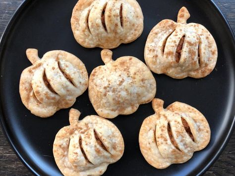 Pumpkin Sloppy Joe Hand Pies Recipe | Catherine McCord | Food Network Catherine Mccord, Pumpkin Shaped Cookies, Hand Pie Recipes, Hand Pie, Sloppy Joe, Meatloaf Recipe, Hand Pies, Halloween Food, Sloppy Joes