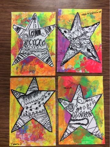 Drip, Drip, Splatter Splash: Hearts and Stars Matariki Crafts, Matariki Art, Star Crafts, Grade 1 Art, Maori Culture, Kindergarten Art Lessons, Multi Cultural, Hearts And Stars, Drip Drip