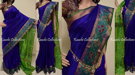 Uppada Pochampally border Sarees | ElegantFahionWear Pochampally Sarees Pattu, Sarees Pattu, Uppada Sarees, Uppada Pattu Sarees, Indian Sari Dress, Elegant Fashion Wear, Silk Saree Blouse Designs, Blue Saree, Pattu Saree