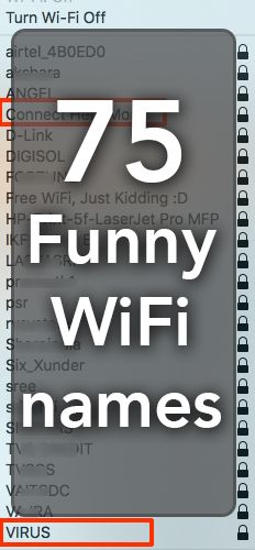 Top 75 Best and Funny WiFi names of all time + WiFi Name Generator Funny Hotspot Names, Fun Wifi Names, Wi Fi Names Creative, Wifi Names Funny, Wifi Name Ideas, Clever Wifi Names, Funny Wifi Names, Guest Wifi, Wifi Names