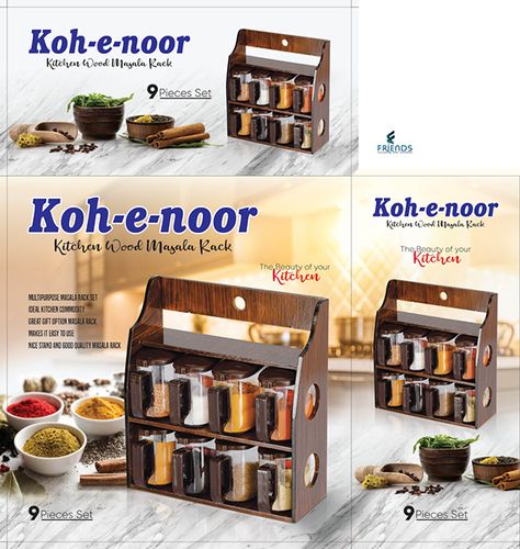 Kitchen Masala Rack Packing Design Packing Design, Graphic Design Advertising, Wood Kitchen, Design Advertising, Adobe Illustrator, Great Gifts, Packaging, Graphic Design, Quick Saves