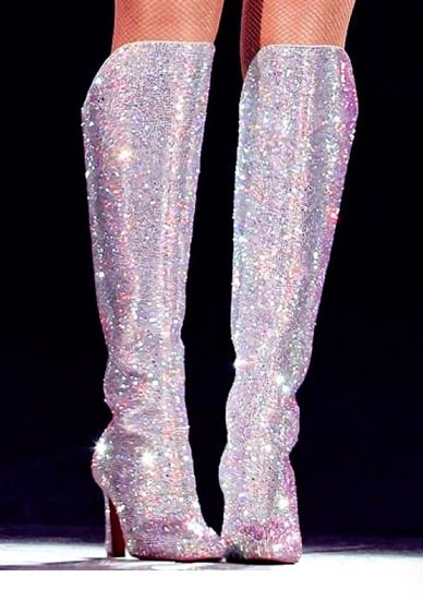 Taylor Swift Glitter Boots, Blur Pics, Lover Fest, Tay Core, Tour Costumes, Mama Swift, Rhinestone Ideas, Big Reputation, Tour Aesthetic