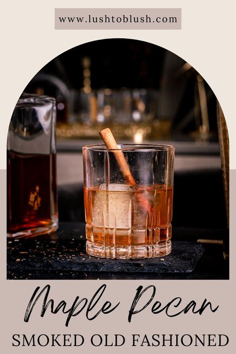 As a huge bourbon fan, I love a good old fashioned, but add a little extra flavor and a theme, and I’m obsessed.

bourbon cocktail, drink recipe, fall bourbon cocktail, fall old fashioned, maple old fashioned, maple smoked old fashioned, smoked old fashioned Smoked Maple Old Fashioned, Smoked Maple Bourbon Cocktail, Smoked Old Fashioned Recipes Cocktail, Smoked Bourbon Cocktail, Smoked Old Fashioned Cocktail, Smoked Cocktail Recipes, Fall Old Fashioned Cocktail, Smokey Cocktails, Smoked Drinks