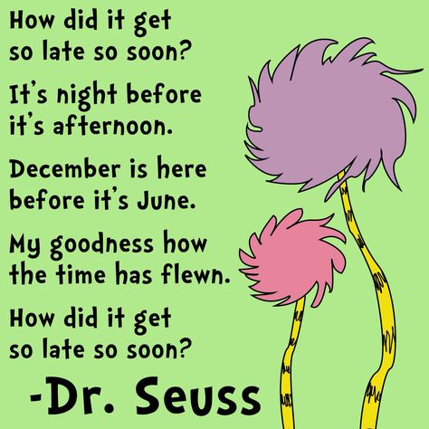 Time went by so fast..The kids grew. Dr Suess Poems, Doctor Suess, Seuss Crafts, Arianna Huffington, Dr Seuss Quotes, Seuss Quotes, Dr Suess, Disney Quotes, Amazing Quotes