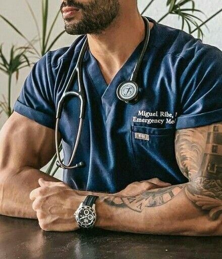 Scrubs Aesthetic Men, Man In Scrubs Aesthetic, Men In Scrubs Aesthetic, Doctor Husband Aesthetic, Male Veterinarian Aesthetic, Doctor Outfit Men, Handsome Doctor Men, Male Doctor Aesthetic Medical, Hot Doctor Male Aesthetic