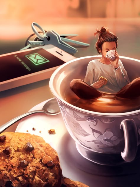 ArtStation - Tea time, Cyril ROLANDO Cyril Rolando, Photography Artistique, Health Pictures, Sebastian Bach, Clipuri Video, Time Art, Hayao Miyazaki, Oprah Winfrey, Miyazaki