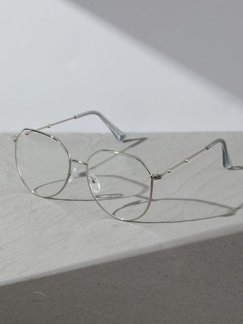 Classy Specs For Women, Geometric Glasses For Women, Geometric Frame Glasses, Clear Glasses Frames Women, Glasses Women Fashion Eyeglasses, Aesthetic Glasses, Cute Glasses Frames, Glasses Aesthetic, Geometric Glasses