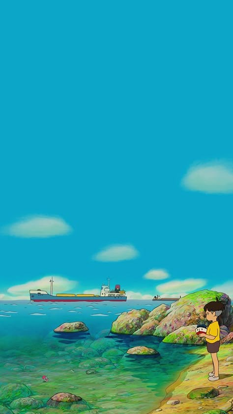 Ghibli Sky, Ghibli Wallpapers, Sky Wallpapers, Ghibli Background, Miyazaki Art, Ghibli Wallpaper, Personajes Studio Ghibli, Ghibli Aesthetic, Studio Ghibli Background