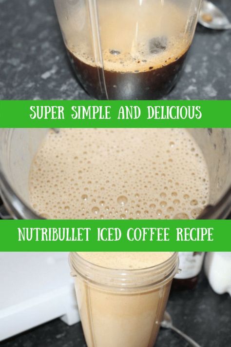 Nutribullet iced coffee - the perfect way to start your day. Delicious coffee, chilled coffee, iced coffee recipes Iced Coffee Recipes, Iced Coffee Recipe, How To Make Ice Coffee, Iced Coffee Drinks, Nutribullet Recipes, Chocolate Chip Cake, Delicious Coffee, Coffee Recipe, Ice Coffee Recipe