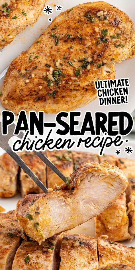 Pan-Seared Chicken Chicken Breast Cutlets, Pan Seared Chicken Breast, Chicken Breast Cutlet, Dinner Games, Sweet Paprika, Seared Chicken, Pan Seared Chicken, Herb Sauce, Simply Irresistible