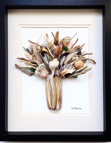 Mussel Shell Art, Seashell Shadow Boxes, Shell Bouquet, Seashell Bouquet, Seashell Art Diy, Sea Shells Diy, Beach Themed Crafts, Deco Marine, Bouquet Art