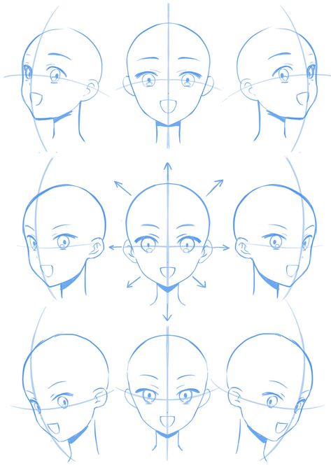 Marilu Fennec Vtuber ❤️live 2d artist on Twitter: "I though this could be useful for someone feel free to use it if u need #vtuber #live2d #live2dmodels #2dmodel… " V Tuber Reference Sheet, Perspective Tips, Anime Face Drawing, Face Angles, Drawing Face Expressions, 얼굴 드로잉, Drawing Tutorial Face, Anime Tutorial, 얼굴 그리기