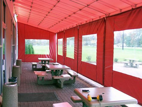 Korean Tent Restaurant, Pojangmacha Design, Tent Restaurant, Tent Chair, Outdoor Restaurant Patio, Outdoor Thanksgiving, Outdoor Restaurant Design, Restaurant Exterior, Red Tent