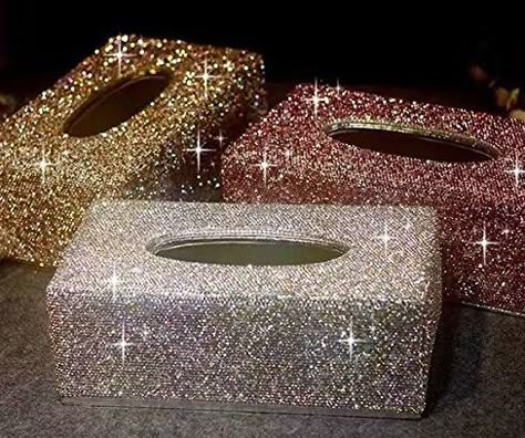 Gemstone Countertops, Bling Bathroom, Bling Ideas, Rhinestone Projects, Rhinestone Crafts, Bling Crafts, Diy Rhinestone, Glam Decor, Pink Bling