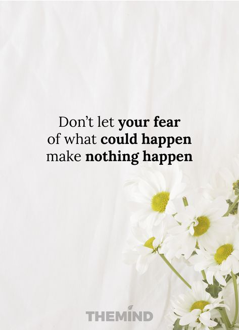 #quotes #motivationalquotes #fear #makenothinghappen No More Fear Quotes, Fear Of Trying Something New, Conquering Fear Quotes, Fear Motivation Quotes, Fear Spiritual Quotes, Inspirational Quotes Lockscreen, Overcoming Fear Quotes Motivation, Overcome Fear Quotes, Fear Quotes Motivation