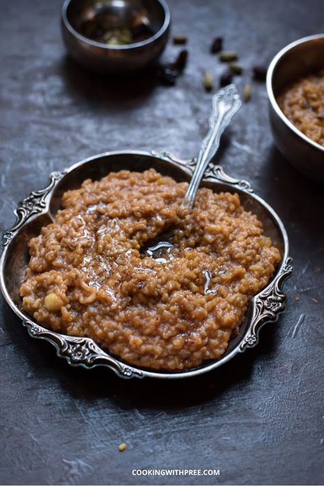 SWEET PONGAL - SAKKARAI PONGAL - delicious sweet rice dish, made during pongal festival in Southern part of India.  #cookingwithpree #instantpot #dessertrecipe #ricerecipe #southindianfood #festivalrecipe #vegetarianfood #vegan Sweet Rice Pudding Recipe, Pongal Dish, Sakkarai Pongal Recipe, Sweet Pongal Recipe, Pongal Recipe, Sweet Pongal, Pongal Festival, Best Indian Recipes, Us Food