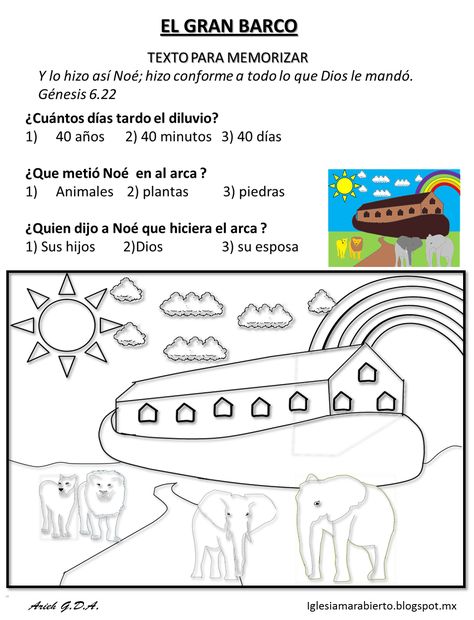 Clase niños pequeños Creation Bible Lessons, Kids Church Activities, Bible Crafts Sunday School, Jesus Coloring Pages, Bible Printables, Bible School Crafts, Bible Study For Kids, Bible Crafts For Kids, Bible Study Notebook