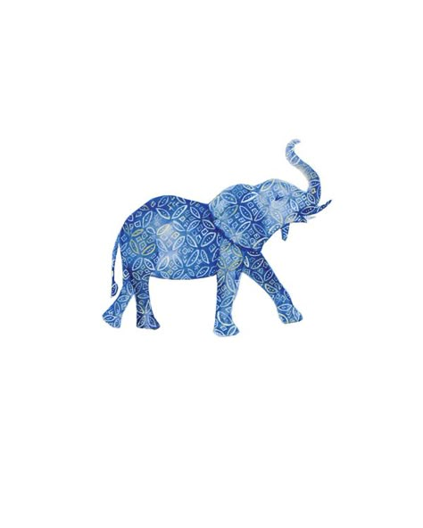 Blue Patterned Elephant at ArtfullyWalls, This fun and whimsical, hand-illustrated art print features a vibrant blue elephant painted in an intricate pattern. It’s a bold and beautiful addition to any home or office, and a great gift item too! Fun Wall Prints, Blue Elephant Wallpaper, Blue Art Wallpaper, Blue Illustration Art, Blue Animals, Elephant Wallpaper, Art Placement, Portfolio Art, Iphone Wallpaper Vsco