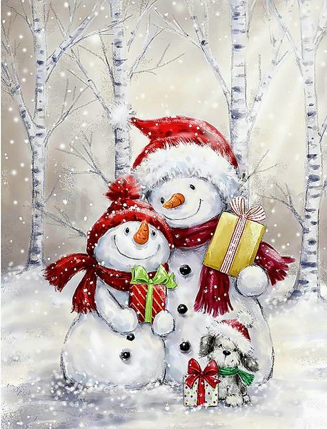 Snowman Pics, Snowman Wallpaper, Snowmen Pictures, Snowman Images, Christmas Snowmen, Christmas Artwork, Christmas Card Art, Merry Christmas Images, Christmas Holiday Cards