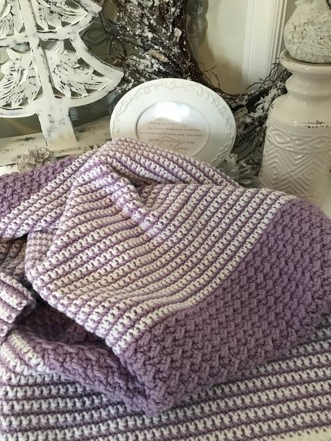 Purple Crib, Purple Baby Blanket, Baby Girl Blanket, Girl Blanket, Boy Gifts, Purple Baby, Crib Blanket, Crochet Afghans