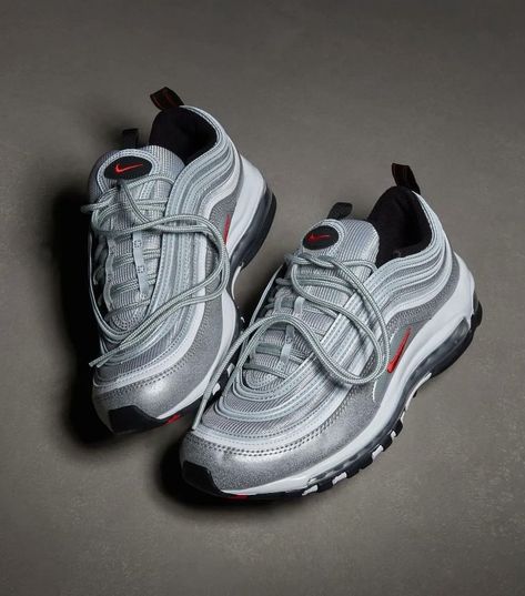 $129.50 + shipping (30% OFF) Air Max 97 Silver Bullet, Silver Bullet, Sneaker Release, New Sneakers, Nike Air Max 97, Air Max Sneakers, Air Max, Nike Air Max, Nike Air