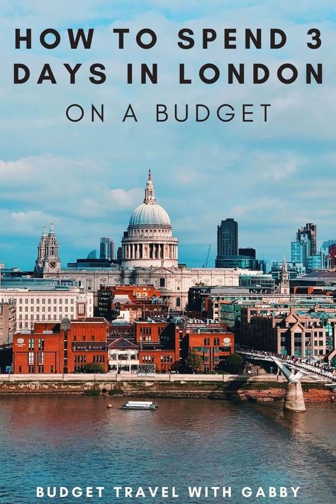 Want to explore London on a budget? Here is a 3 days in London itinerary that is perfect for budget travelers. Each day of the itinerary hits the best London attractions, including famous touristy sights as well as a few hidden, less touristy places. Enjoy free viewpoints, street markets, museums, parks, and all that London has to offer! 3 Days In London, London On A Budget, London Itinerary, London Attractions, Budget Travel Tips, Budget Travel, On A Budget, Taj Mahal, In London