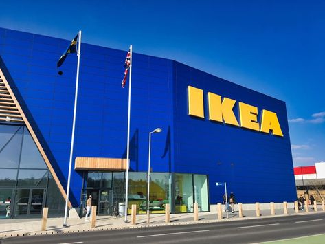 this is the 22nd UK IKEA Store. IKEA, founded in Sweden in 1943, is the world's largest retailer of ready-to-assemble or flat-pack furniture. Ikea Planters, Ikea Cart, Ikea Toy Storage, Ikea Eket, Ikea Toys, Ikea New, Ikea Shopping, Vintage Ikea, Ikea Finds