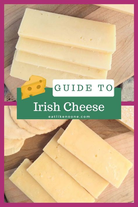 Kerrygold Dubliner Cheese Recipes, Irish Cheese Board, Dubliner Cheese Recipes, Cheese Guide, Irish Cheese, Dubliner Cheese, Different Types Of Cheese, Irish Cheddar, Cheese Log