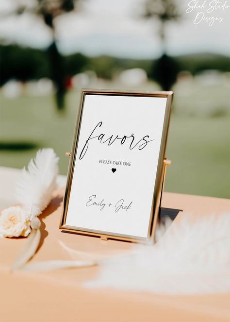 Minimalist Favors Sign Printable Favors Printable Sign - Etsy Dessert Table Sign, Photo Booth Sign, Wedding Guest Book Sign, Memorial Signs, Favors Sign, Minimal Wedding, Table Sign, Guest Book Sign, Love Is