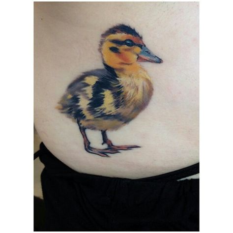 Baby Duck Tattoos, Petit Tattoo, Inked Magazine, 1 Tattoo, A Duck, Little Tattoos, Birds Tattoo, Skin Art, Couple Tattoos