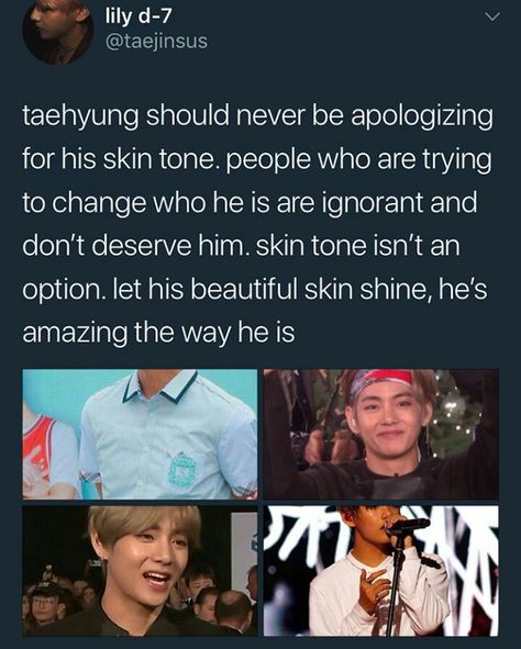 He's trying to apologize and then army is like "Thank the Lord for his beautiful skin that I can't even deal with because it's so perfect😭" Taehyung Real Skin, Real Skin, Bts Facts, About Bts, I Cant Even, Bts Boys, Beautiful Skin, Bias Wrecker, Bts Taehyung