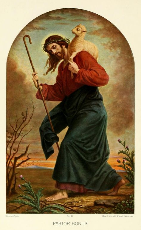 Pictures Of Jesus, Christ The Good Shepherd, Faith Based Art, Biblical Artwork, Bible Artwork, Pictures Of Christ, Religious Pictures, Jesus And Mary Pictures, Jesus Christ Art