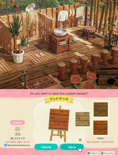 Animal Crossing Cafe, Cottagecore Animal Crossing, Wood Path, Wooden Path, Acnh Cottagecore, Beach Path, Animal Crossing 3ds, Animals Crossing, Ac New Leaf