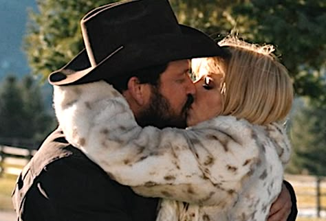 Rip And Beth Wedding, Beth And Rip Costume Yellowstone, Rip And Beth Yellowstone Love Quotes, Bath And Rip Yellowstone, Yellowstone Beth And Rip, Don’t Make Me Go Beth Dutton On You, Cowboy Engagement, Beth And Rip, Yellowstone Beth