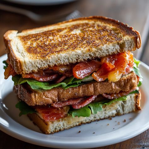 The BLT sandwich became popular in the United States in the early 20th century, though its roots go back to traditional English tea sandwiches. The combination of bacon, lettuce, and tomato was solidified as a favorite with the rise of home refrigeration, which made storing perishable ingredients easier. The BLT has since become a timeless classic, known for its fresh flavors. 

#BLTPerfection #SandwichLove #BaconLovers #EasyLunch #ClassicFavorites #QuickMeals #BaconTomatoLettuce #ComfortFood Bacon Lettuce And Tomato Sandwich, Traditional English Tea, English Tea Sandwiches, Classic Blt Sandwich, Yummy Nummies, Bacon Blt, Sandwich Container, Container Cafe, Bacon Sandwich