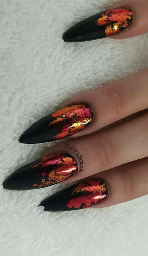 Nails Wallpaper Instagram Highlight, Nails Wallpaper Instagram, Cute Nails Inspiration, Copper Nails Designs, Nails Wallpaper, The Best Nails, Black Ombre Nails, Nails Styles, Nails Art Designs