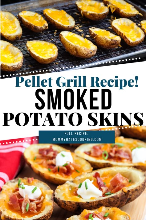 Gluten Free Smoker Recipes, Thanksgiving Appetizers Smoker, Pellet Smoker Dinner Ideas, Smoker Potato Recipes, Appetizer Recipes For Smoker, Pellet Smoker Baked Potatoes, Pellet Grill Side Dishes, Bread On The Smoker, Pellet Smoker Appetizers