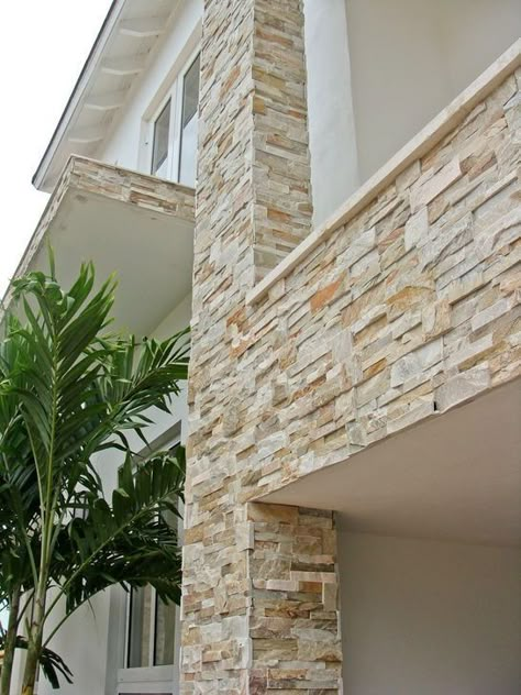 Exterior Stone Wall Cladding, Stone Cladding Exterior, Stone Veneer Wall, Stone Walls Interior, Stone Exterior Houses, Exterior Wall Cladding, Exterior Wall Tiles, Stone Wall Design, Exterior Tiles