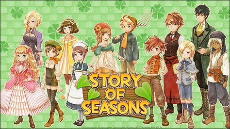 Harvest Moon Story Of Seasons, Trio Of Towns, Moon Story, Harvest Moon Game, Fb Wallpaper, Story Of Seasons, Moon Mobile, Safari Wallpaper, Rune Factory