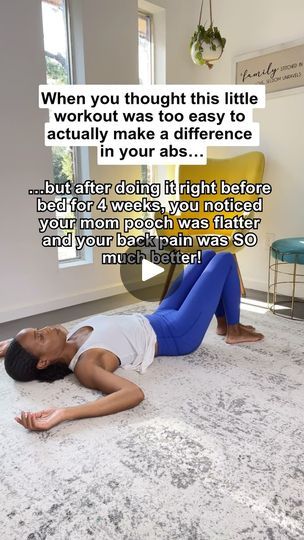 25K views · 1.9K reactions | I highly recommend these 2 moves for moms who want to transform their core postpartum! Seriously, my mom pooch is flatter and I feel so much better now after doing workouts like these ❤️

➡️ Tilt your pelvis in slightly and keep your back flat on the ground. Slowly exhale as you move your legs. Inhale, return to the starting position and relax. Do 10 reps x 3 sets of each.

Comment “YES” for more free exercises like this!

#diastasisrecti #diastasisrectiexercises #pelvicfloorexercises #fitmom #momlife #mombod #postpartumrecovery #postpartumbodylove #postpartumfitness #postpartumjourney #postpartumexercise #pregnancyworkouts #busymomworkout | Mommy Mango Core Postpartum, Bedtime Workout, Fasting Lifestyle, Mom Pooch, Busy Mom Workout, Pooch Workout, Diastasis Recti Exercises, Daily Exercises, Mommy Tummy