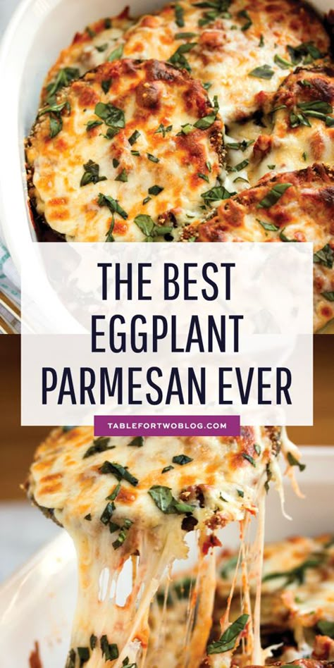 Eggplant Parmesan Recipes, Best Eggplant Parmesan, Sandwich Vegetarian, Eggplant Recipes Easy, Eggplant Recipes Parmesan, Resep Pasta, Keto Lasagna, Eggplant Dishes, Parmesan Recipes