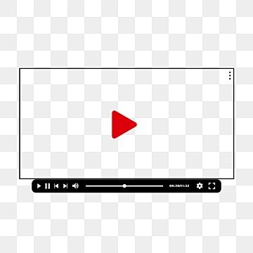 Video Border, Video Png, Png Video, Play Icon, Video Frame, Red Play, Red Video, Transparent Screen, Clip Frame