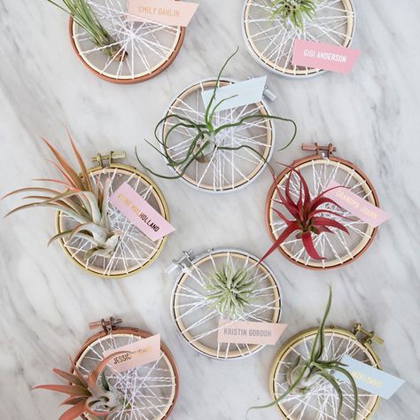 Diy Wedding Souvenirs, Plant Favors, Wedding Souvenirs Diy, Plant Embroidery, Creative Wedding Favors, Wholesale Flowers Wedding, Bridal Party Favors, Seating Cards, Wedding Favors Cheap