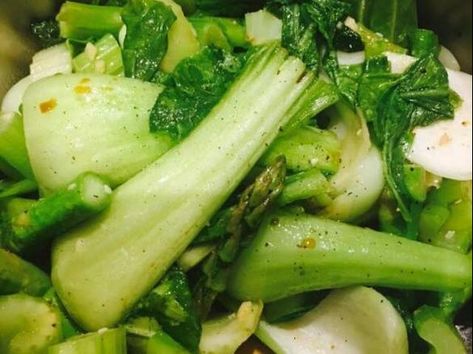 thumbnail image 1 Veggie Dinner, Pak Choi, Veg Dishes, Side Dishes Recipes, Paleo Lunch, Kitchen Machine, Thermomix Recipes, Cooked Vegetables, Asian Dishes