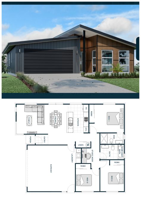 3 Bedroom Double Garage House Plan, Small 3 Bedroom House Plans With Garage, 3 Bedroom 2 Bathroom Floor Plans, 3 Bedroom With Garage Floor Plan, 3 Bedroom House Plans With Garage, House Design Plans 3 Bedroom, House Plan Gallery 3 Bedroom, 3 Bedroom Home Floor Plans With Garage, 3 Bedroom Home Floor Plans Modern