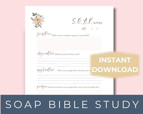 Sermon Notes, SOAP Bible Study Template, Verse Mapping, Verse Mapping Template, SOAP Bible Verse Template, Bible Study Guide Soap Method Bible Study, Bible Study Methods Ideas, Verse Mapping Template, Organized Study, Soap Bible Study Method, Soap Method, Soap Bible Study, Bible Study Template, Verse Mapping